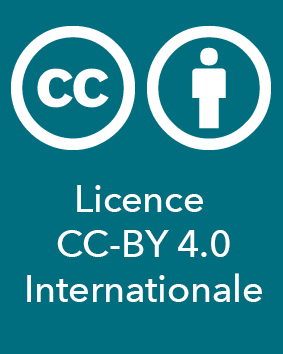 Licence creative commons CC-BY 4.0 Internationale